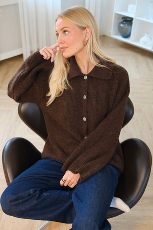 Josie Polo Knit – ruda