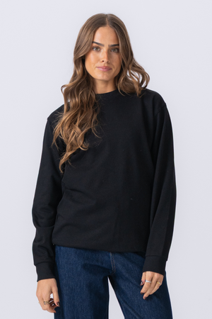 Basic Crewneck - Black (women)