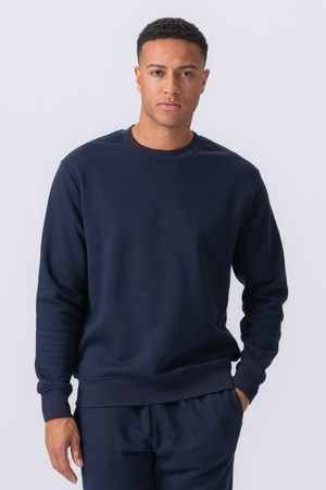 Essential Crewneck – Navy