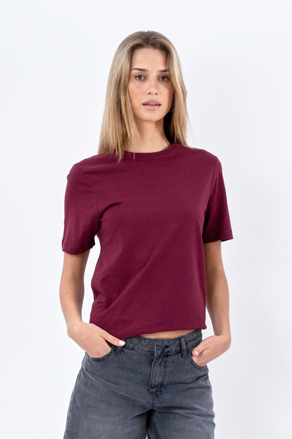 Vaikino tee - bordo raudonas