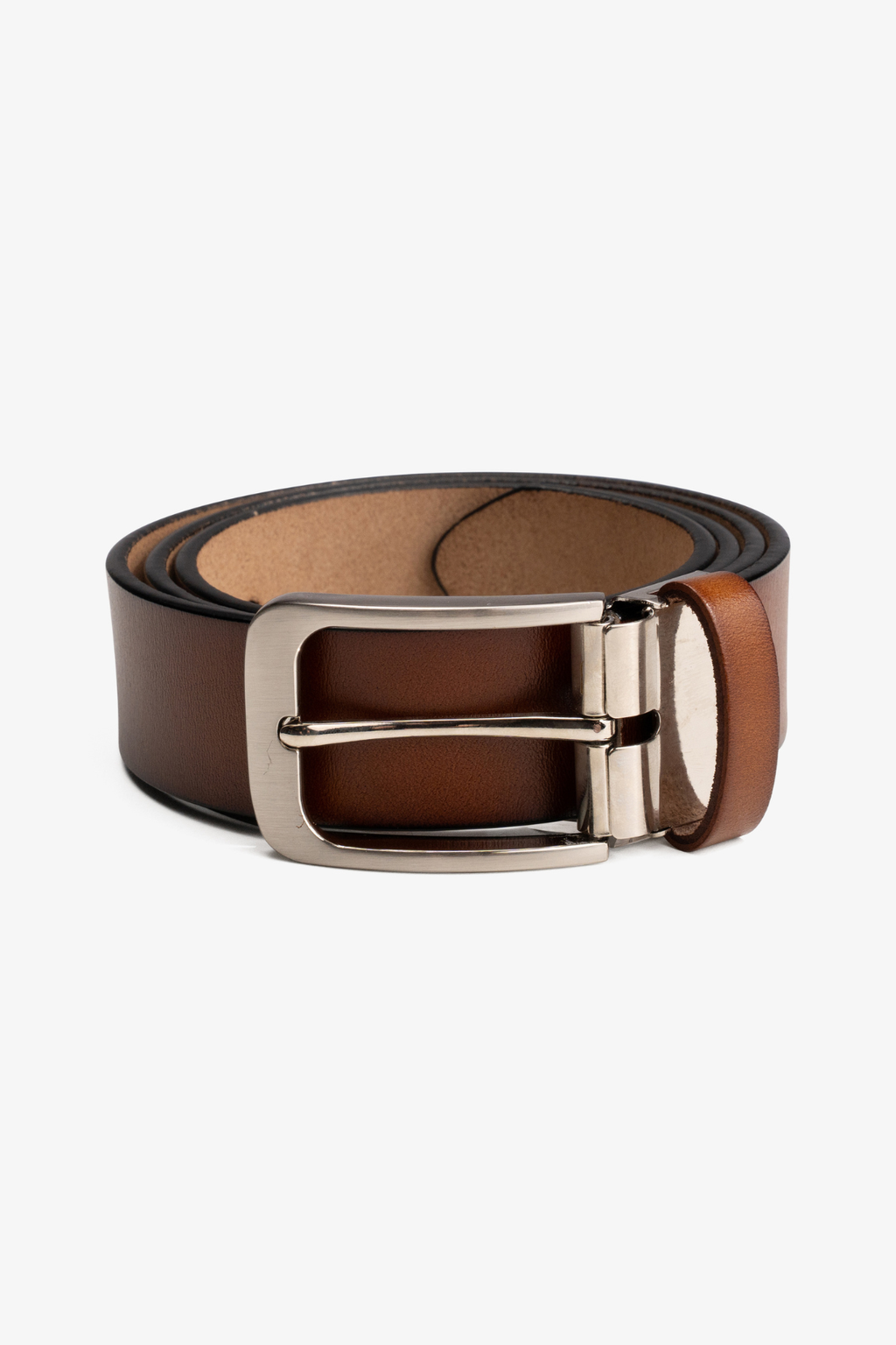 Berlin Leather Belt - Dark Brown