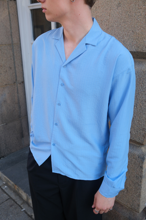 Antonio marškinėliai - dangaus mėlyna spalva