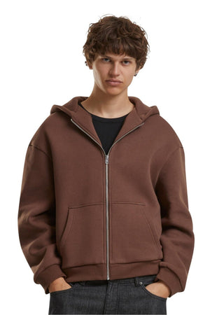 Everyday Zip Hoodie - Brown