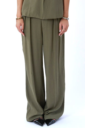 Izolda Pants - Alyvuogių