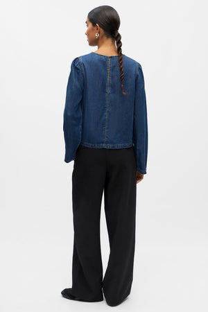Frame Top - Dark Blue Denim