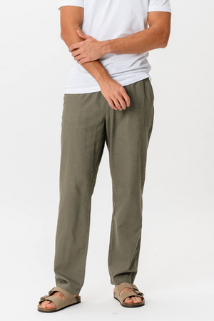 Lininiai Pants - Armija