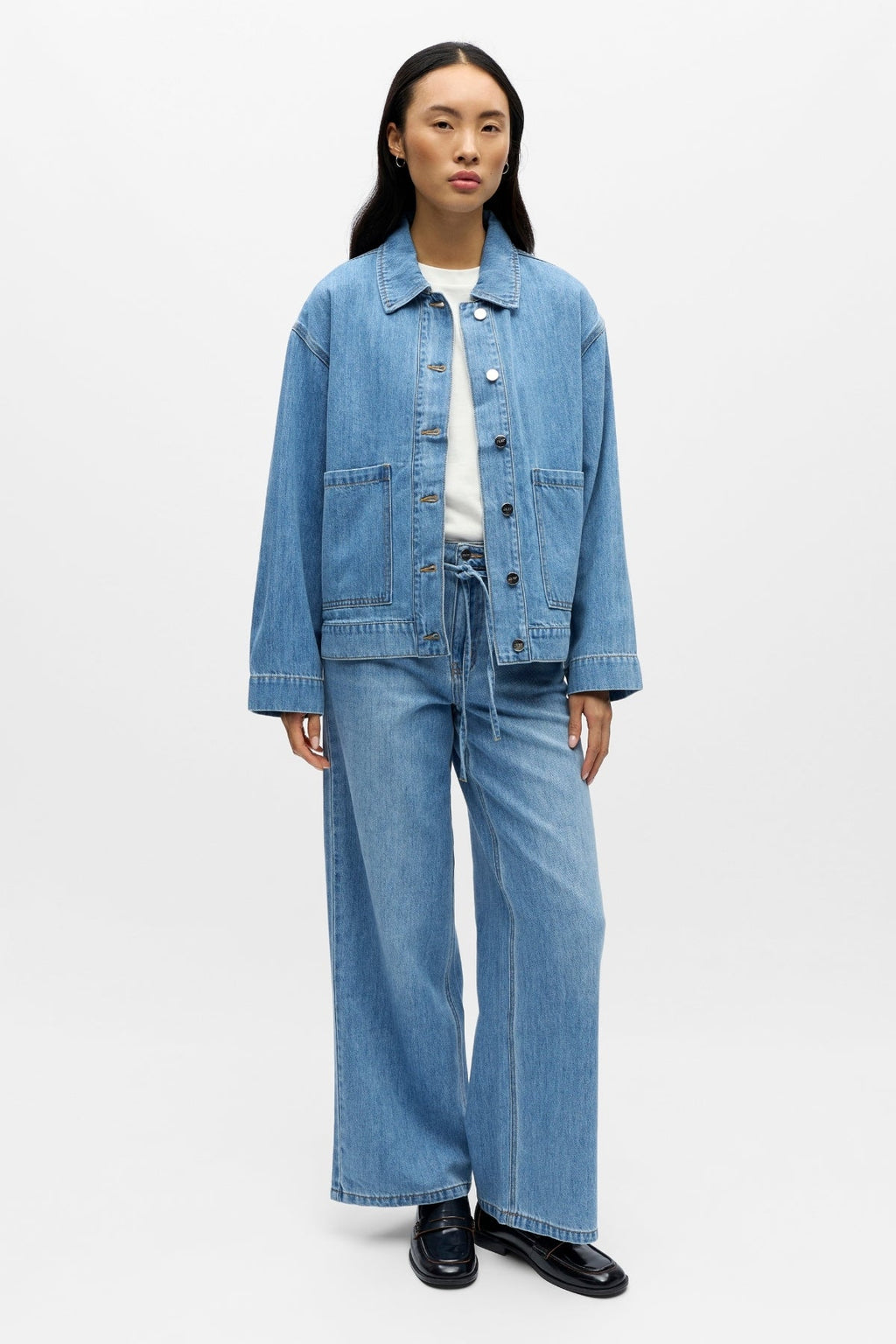 Rosie Overshirt - šviesiai mėlynas džinsas
