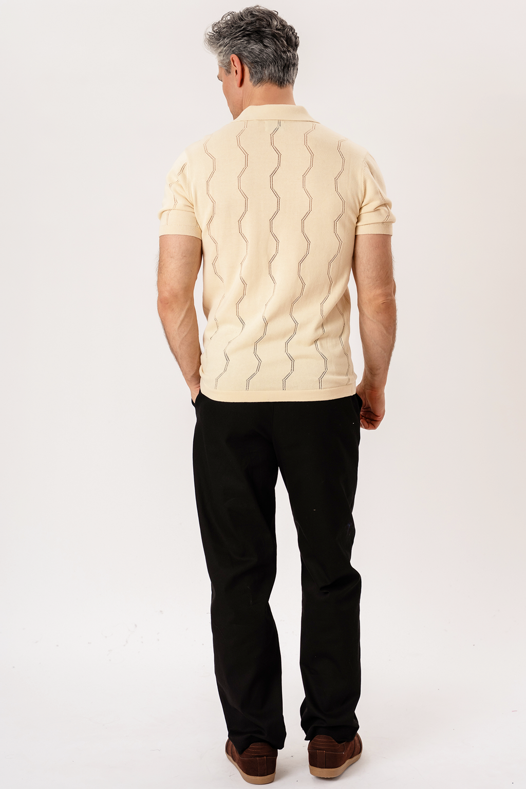 Duran Knit Polo - Sand