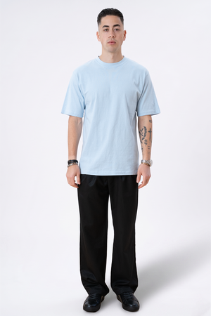 Sunkus Oversized Marškinėliai - milteliai mėlyni