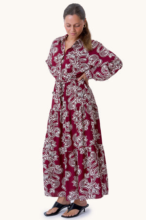 Suknelė Lola – bordo