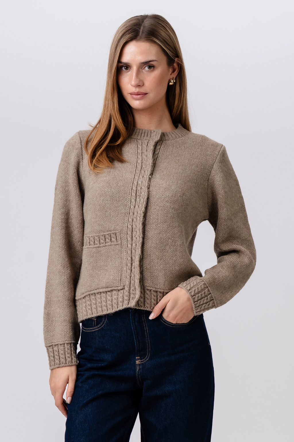 Emilie Knit Cardigan - ruda