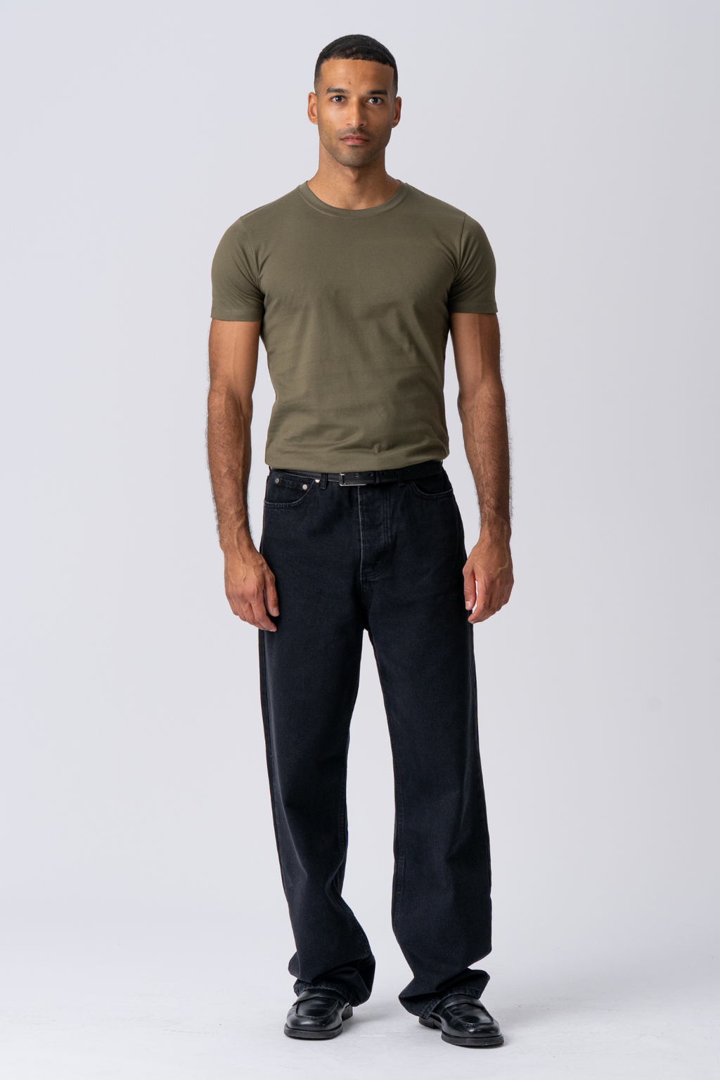 Muscle Marškinėliai - armija žalia