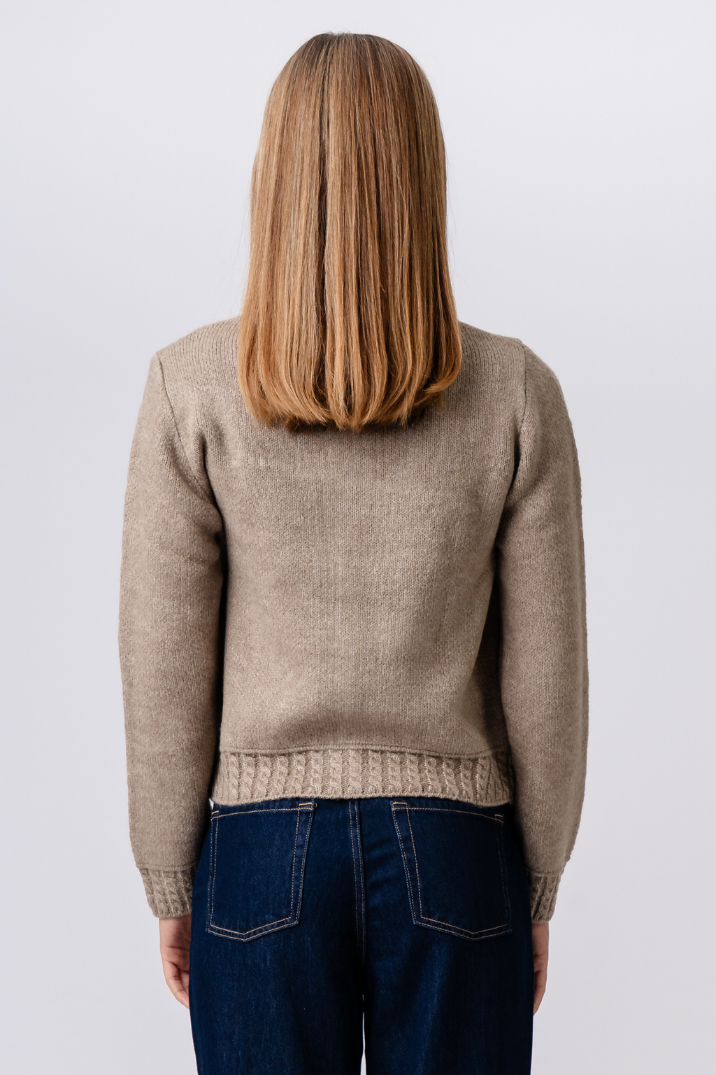 Emilie Knit Cardigan - Brown