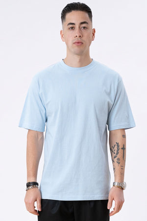 Sunkus Oversized Marškinėliai - milteliai mėlyni