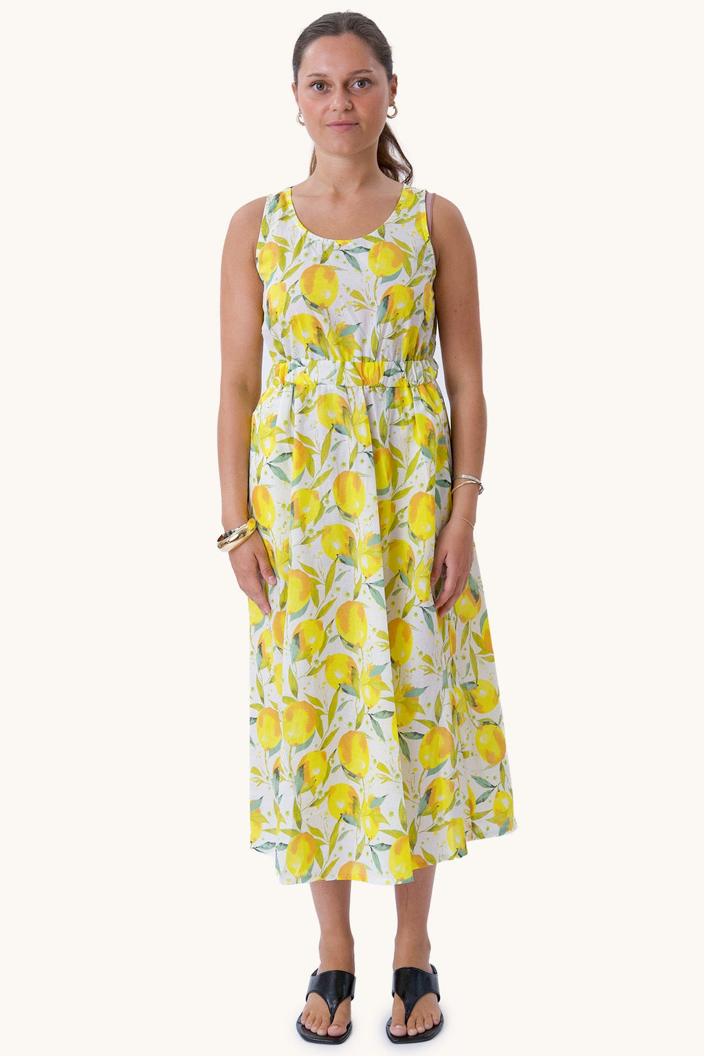 Celine Dress - Lemon