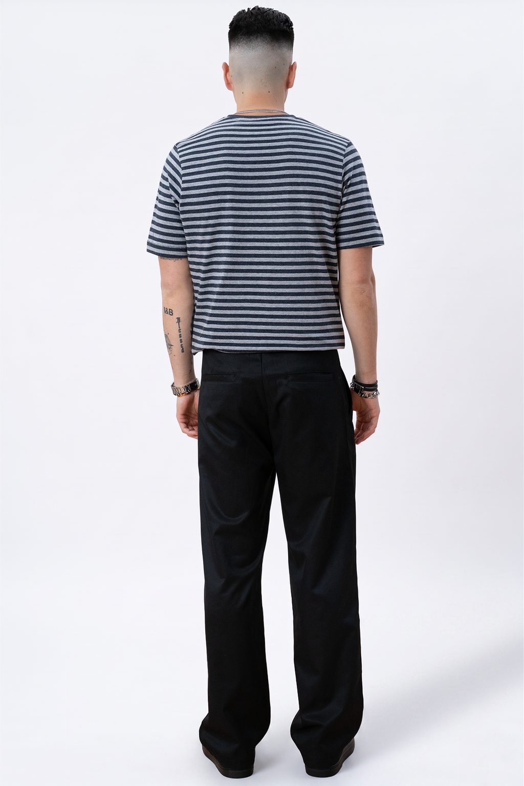 „Nørregade Stripe“ - margas juodai pilkos spalvos
