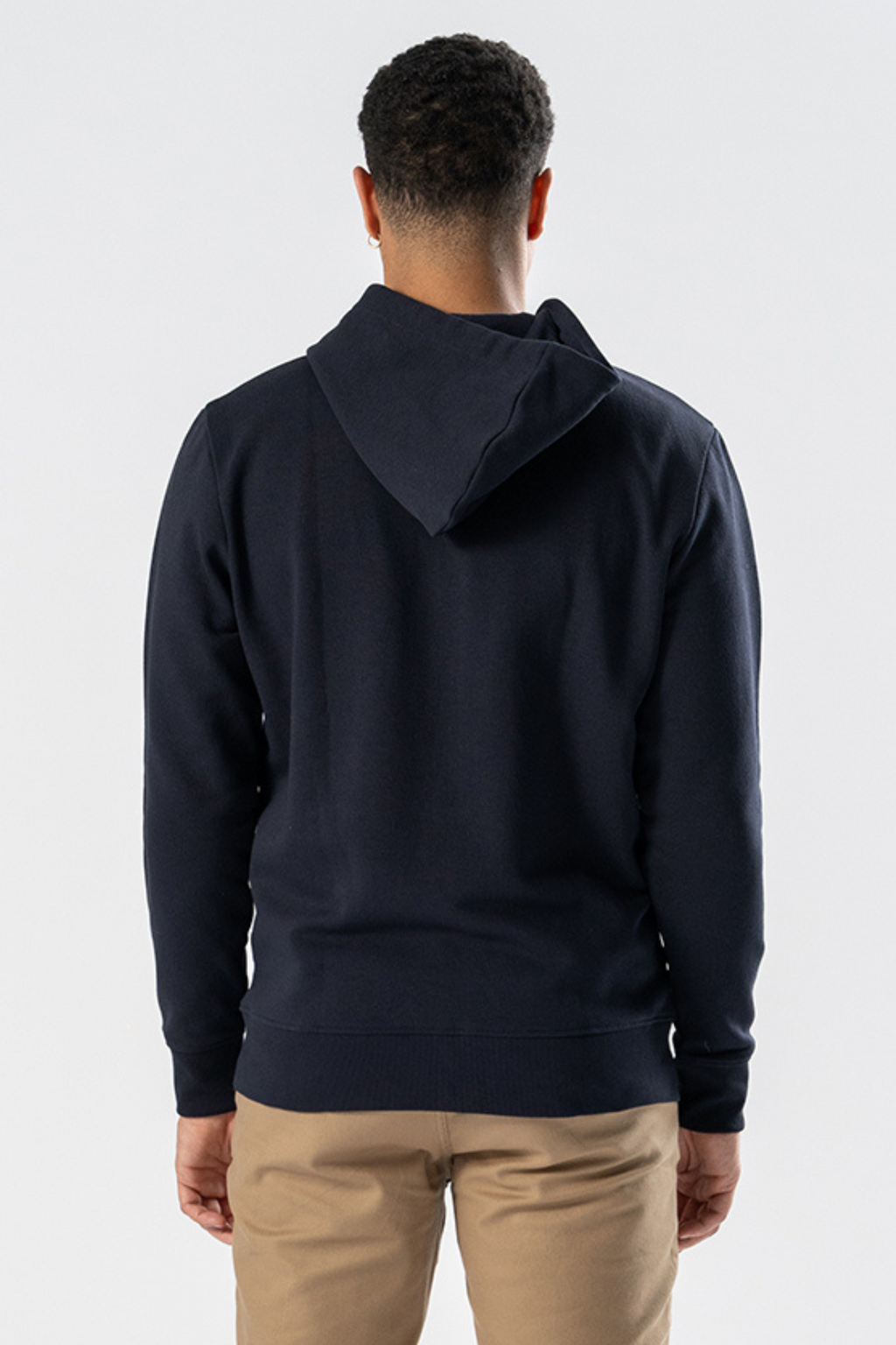 Zip Hoodie - Navy Blue