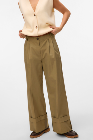 Kora Wide Fold Up Pants - Mermaid