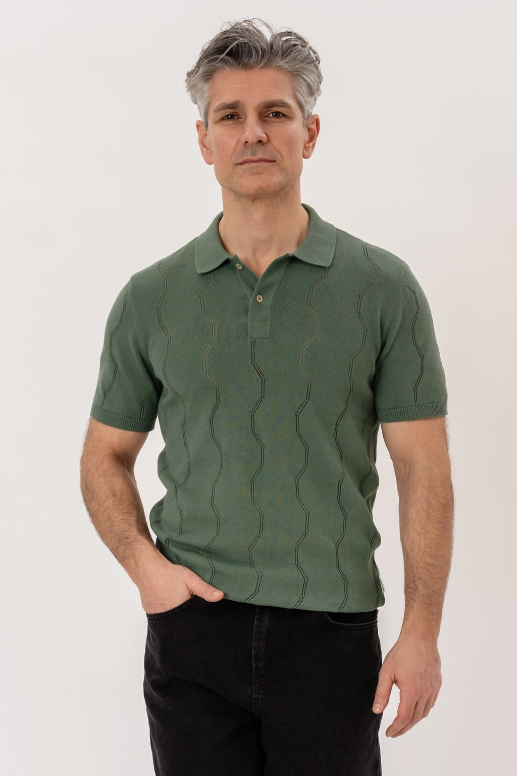 Duran Knit Polo – žalia
