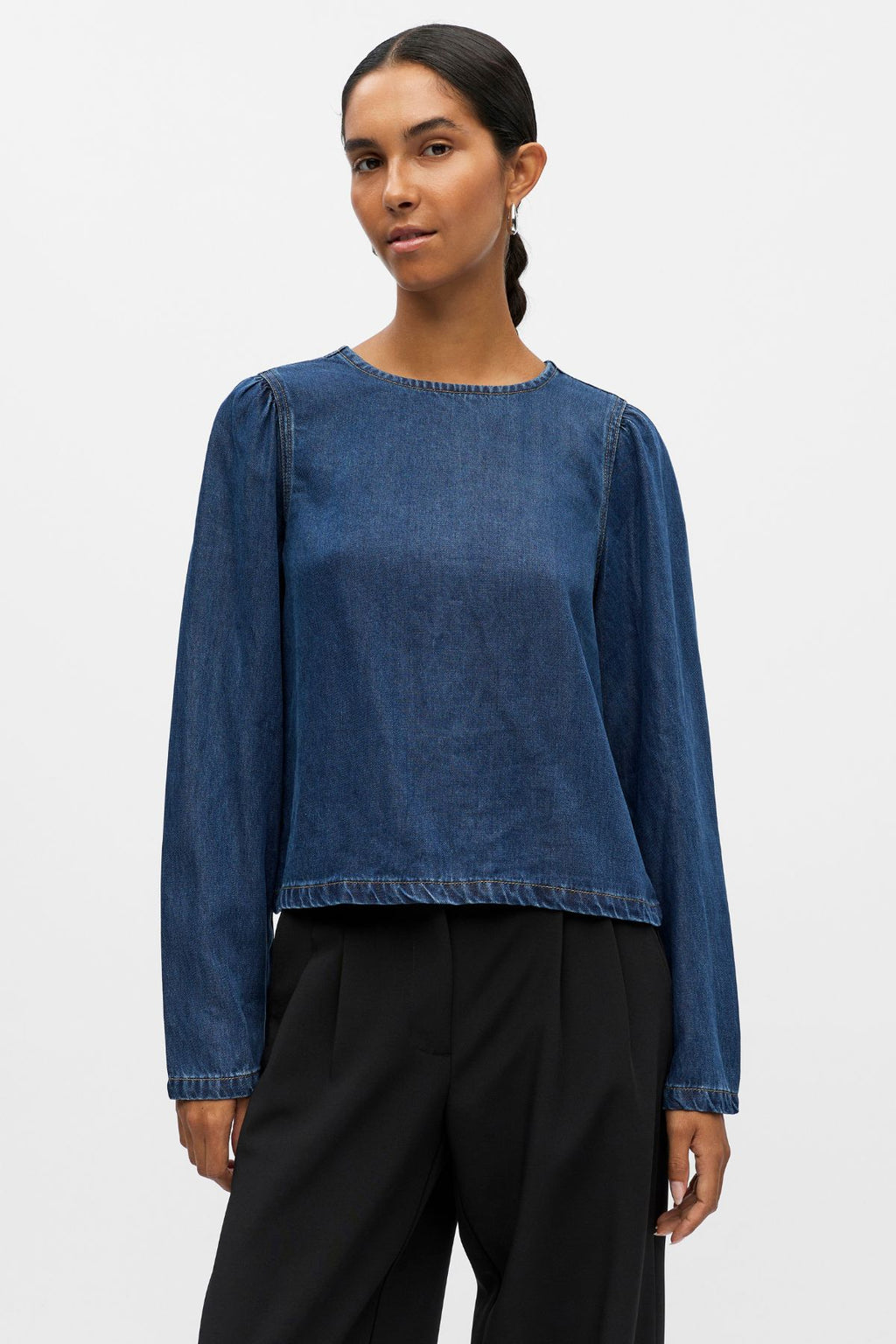 Frame Top - Dark Blue Denim