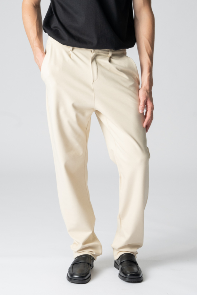 Performance Pants Wide - Smėlio spalvos