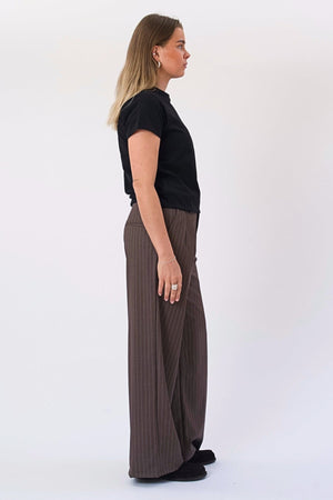 Paloma Pinstripe Pants - Tabakas