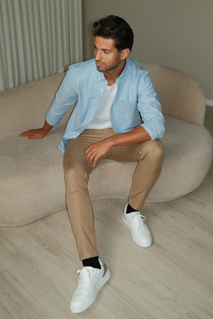 The Original Performance Oxford Shirt™️ - Cashmere Blue (FS)