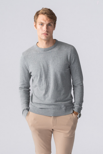 Pullover Roundneck - Gray Melange