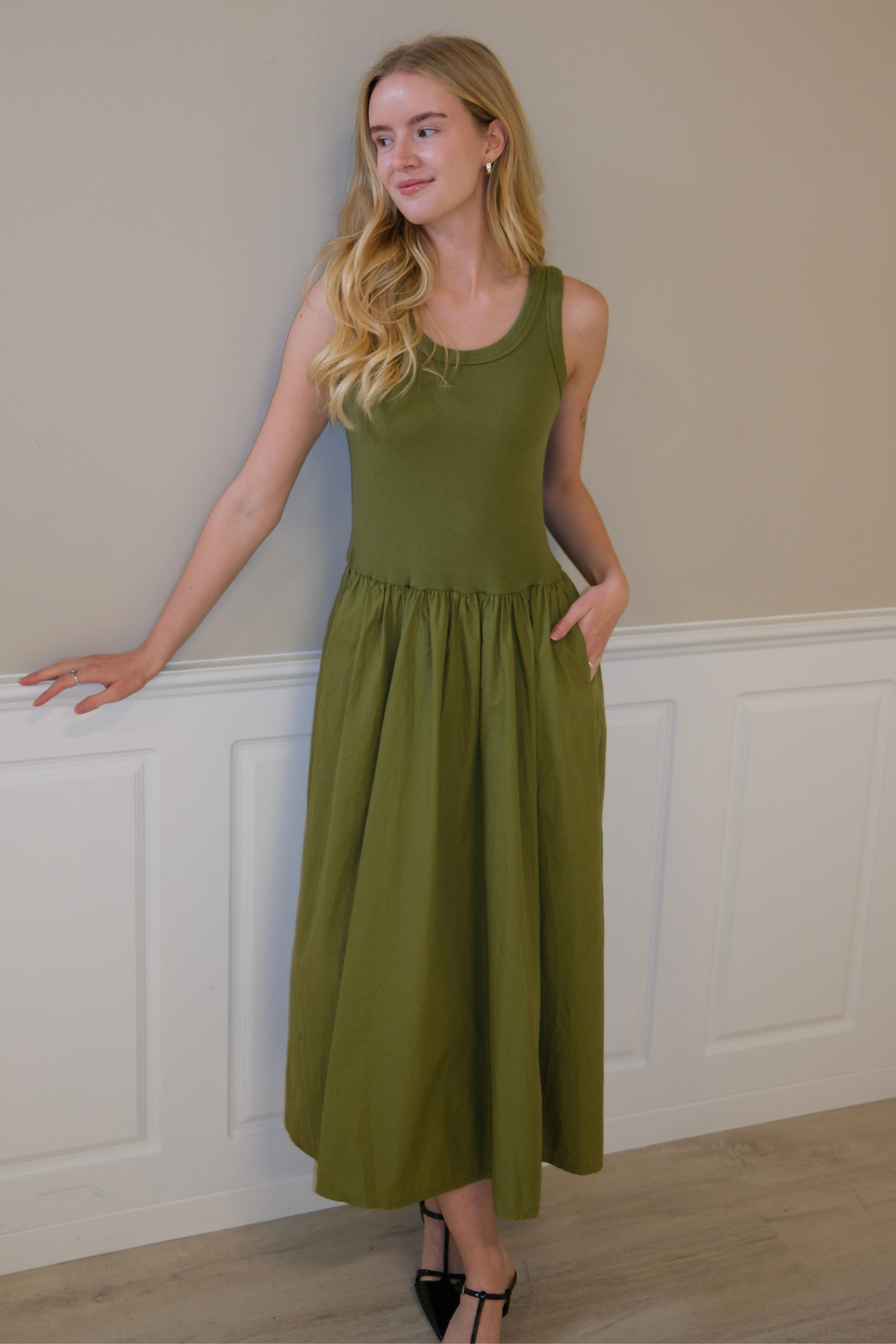 Hanna Dress - Green