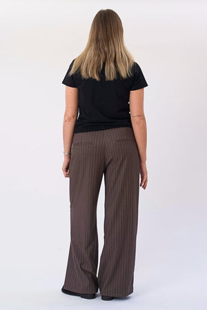 Paloma Pinstripe Pants - Tabakas