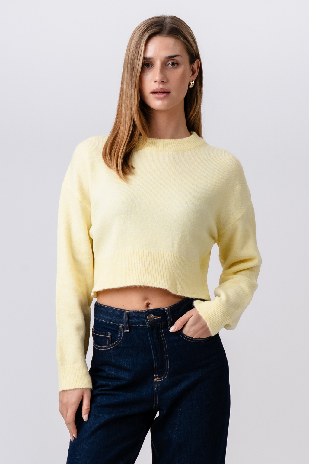 Kenya Short Knit – geltona