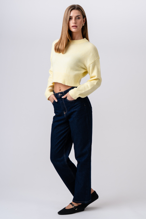 Kenya Short Knit – geltona