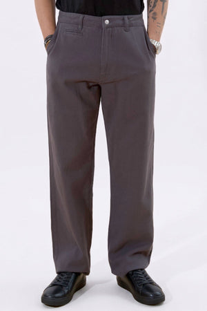 Straight Cotton Chino – pilka