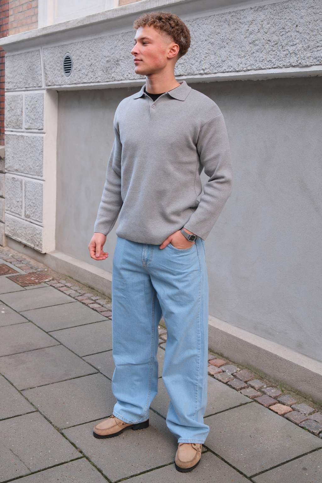 Viljamas Regular Džinsai – šviesiai mėlyni džinsai