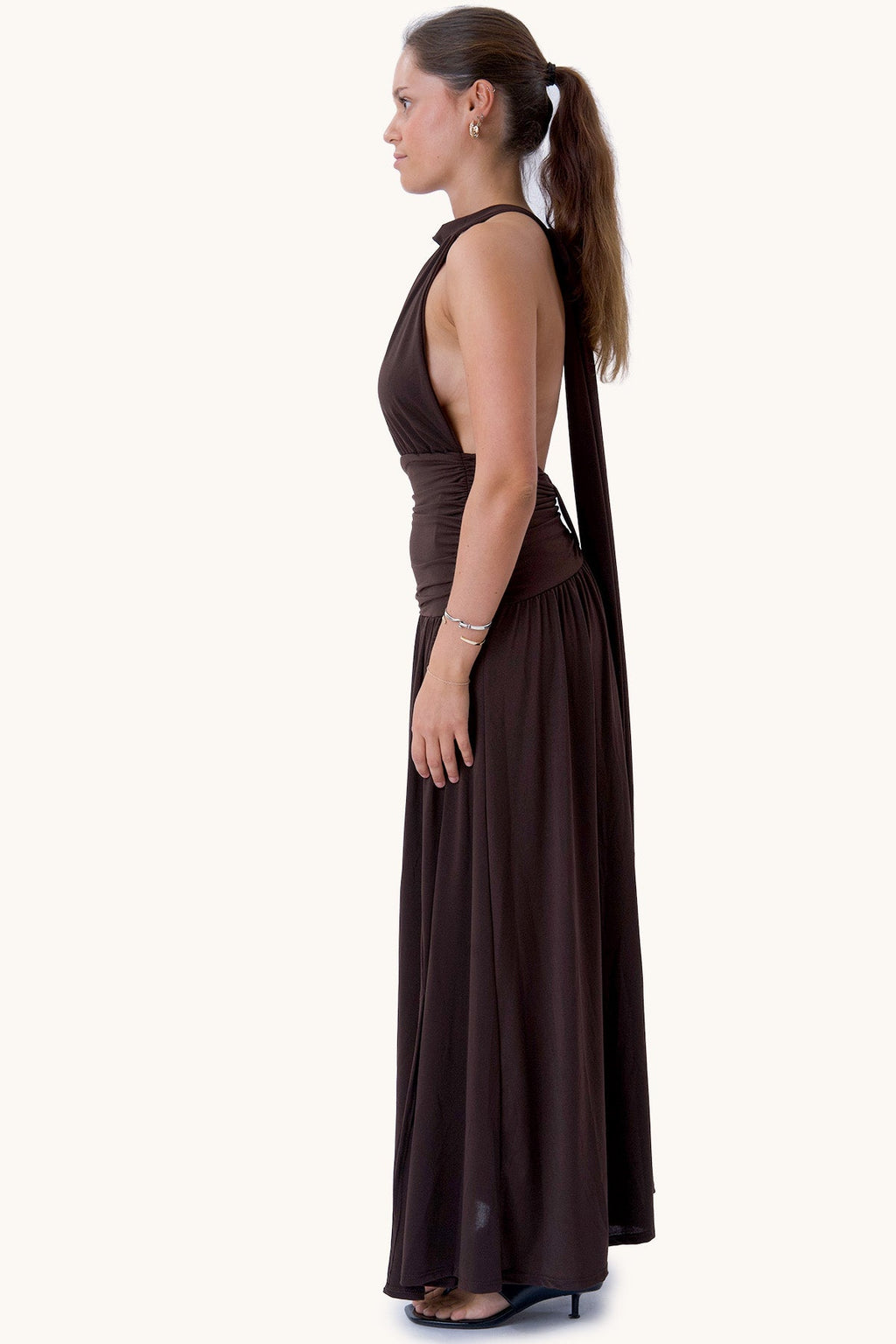 Olivia suknelė - ruda