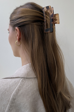 Lina plaukų spaustukas - leopardas