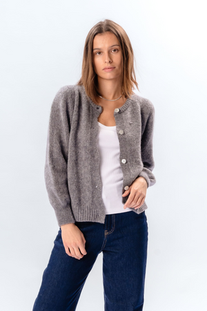 Anna Cardigan – tamsiai pilka