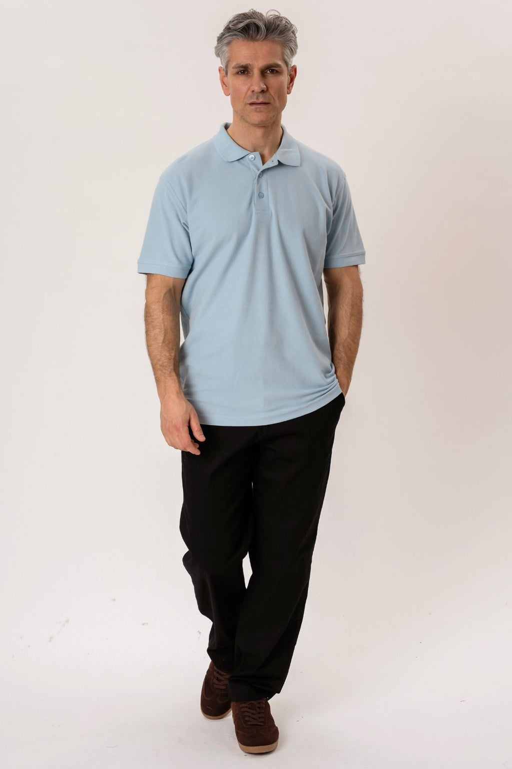 Basic Polo - Light Blue