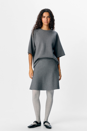 Reynard 2/4 megztas megztas - vidutinio pilkos spalvos melangas