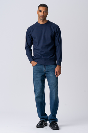 Essential Crewneck – Navy