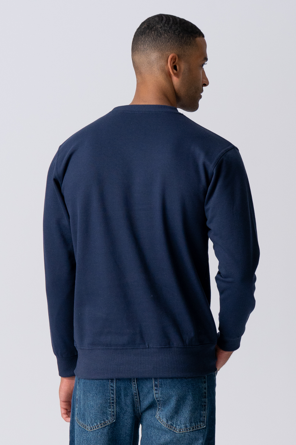 Essential Crewneck – Navy