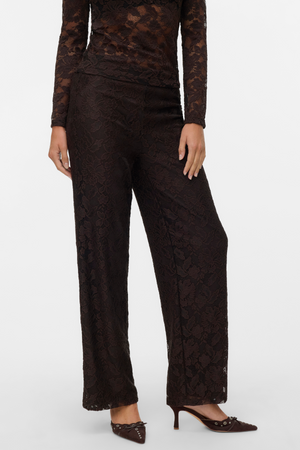 Neline Wide Pant - Chocolate Torte