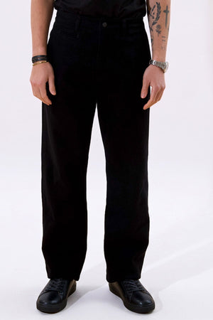Straight Cotton Chino – juoda