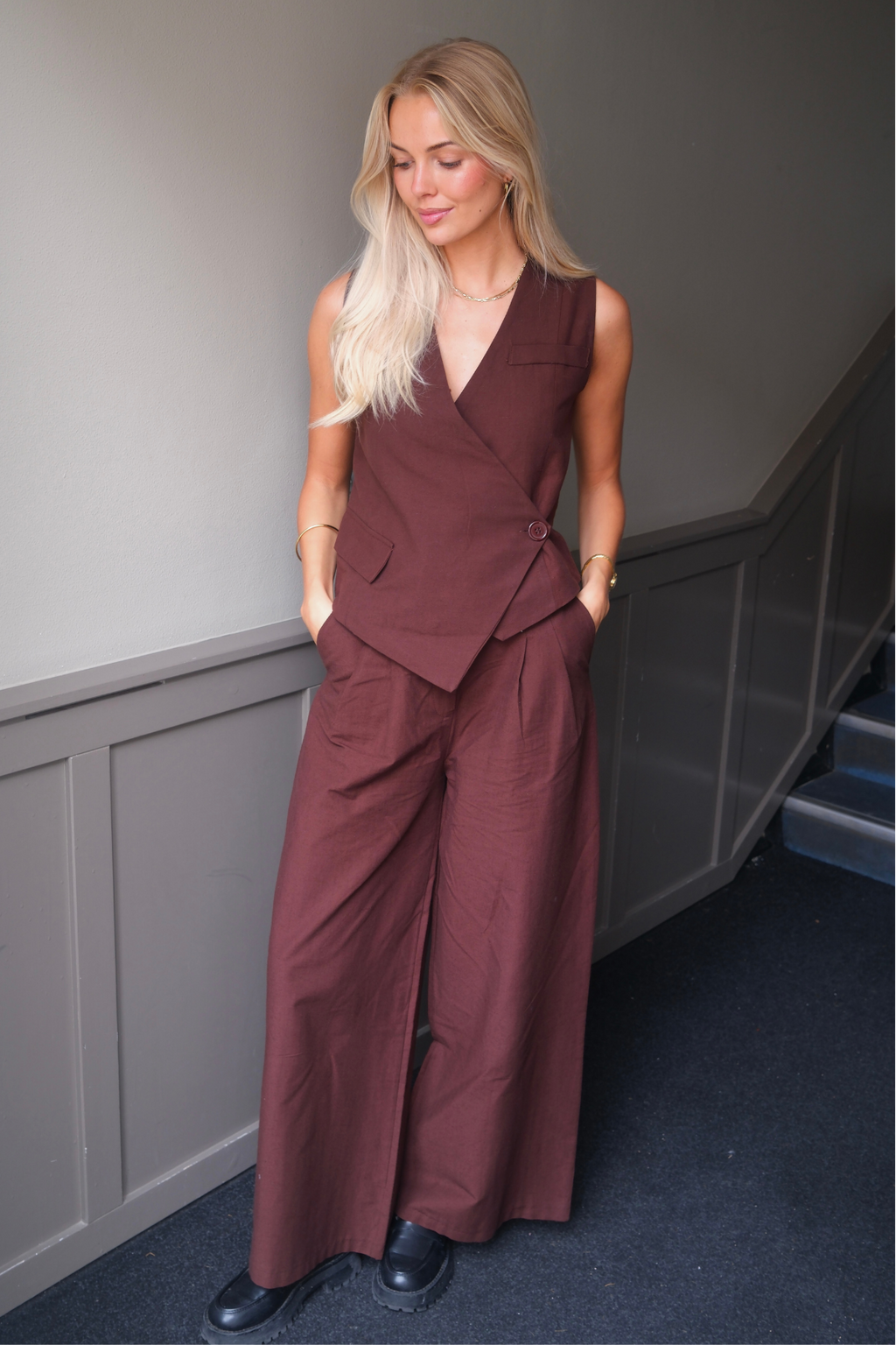 Melissa Wide Pants - Ruda