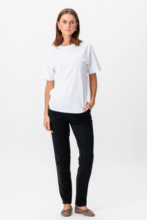 Negabaritiniai marškinėliai - balti