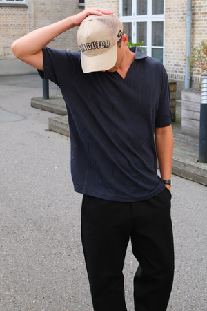 „Atlas“ tekstūruotas polo - karinis jūrų laivynas