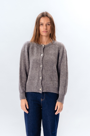 Anna Cardigan – tamsiai pilka
