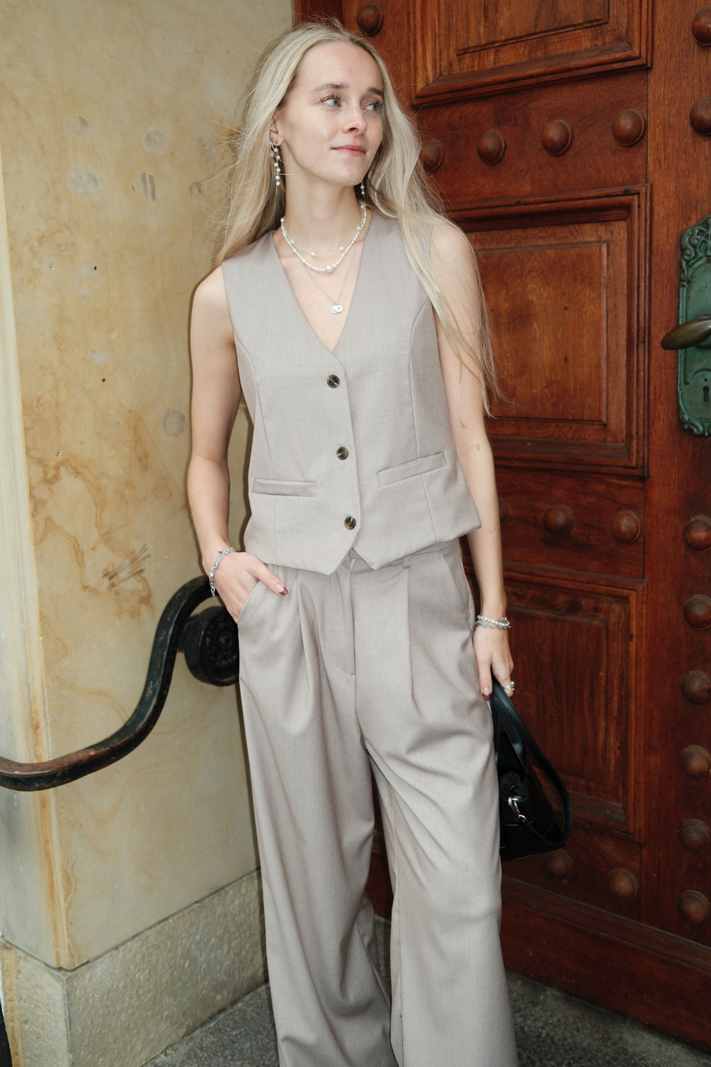 Nadia Pants - Smėlio spalvos