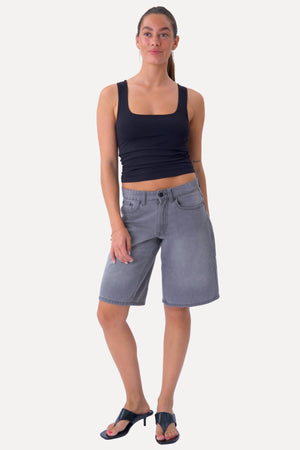Džinsinis Shorts - Pilka