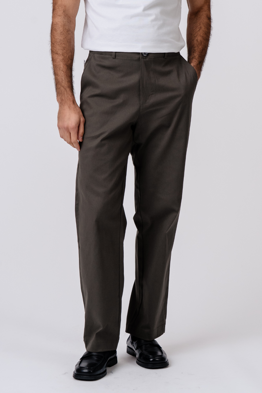 Straight Cotton Chino – alyvuogių